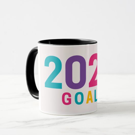 Mug Coupe colorée bureau 2025 (Devant gauche)