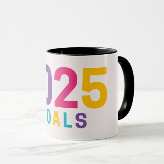 Mug Coupe colorée bureau 2025 (Devant droit)
