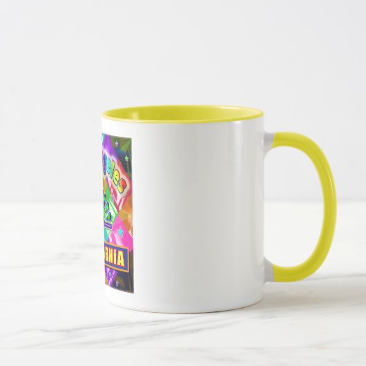 Mug Coupe "Colour Los Angeles 4" (Droite)