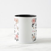 Mug Coupe Combo 11oz avec Couronne & Coeurs (Centre)