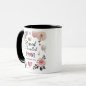 Mug Coupe Combo 11oz avec Couronne & Coeurs (Devant gauche)