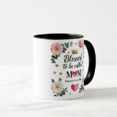 Mug Coupe Combo 11oz avec Couronne & Coeurs (Devant droit)