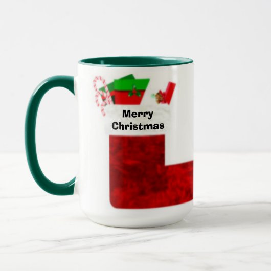 Mug Coupe Combo Stocking de Noël (Gauche)