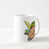 Mug Coupe comme bouton — GECKO sans texte (Devant droit)
