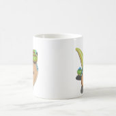 Mug Coupe comme bouton — GECKO sans texte (Centre)
