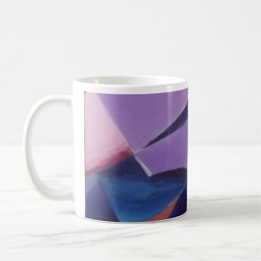 Mug Coupe Cubiste colorée (Gauche)