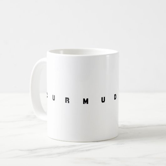 Mug Coupe Curmudgeon de café (Devant gauche)