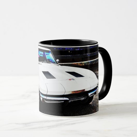 Mug Coupe d'art de la Corvette ancienne et classique (Devant droit)