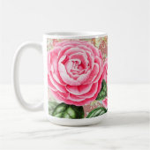 Mug Coupe d'art de la grande rose Roses (Gauche)