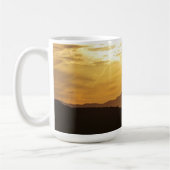Mug Coupe d'art de Musique Golden Sunset Mountain (Gauche)
