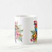 Mug Coupe d'art de perroquet exotique (Centre)