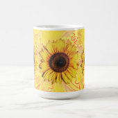 Mug Coupe d'art des tournesols jaunes (Centre)