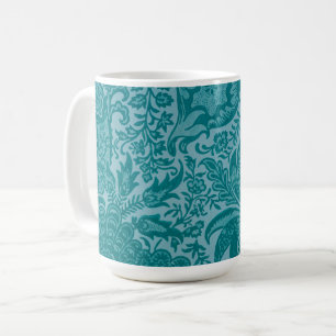 Mug Coupe d'art en bleu Vintage turquoise