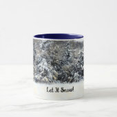 Mug Coupe d'art hivernal de musculation des neiges (Centre)