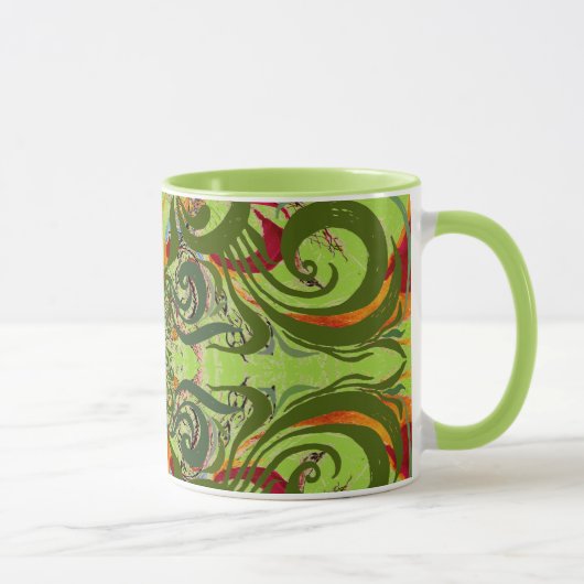 Mug Coupe d'art populaire (Droite)