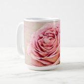 Mug Coupe d'Art Rose de style antique rose (Devant gauche)