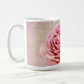 Mug Coupe d'Art Rose de style antique rose (Gauche)