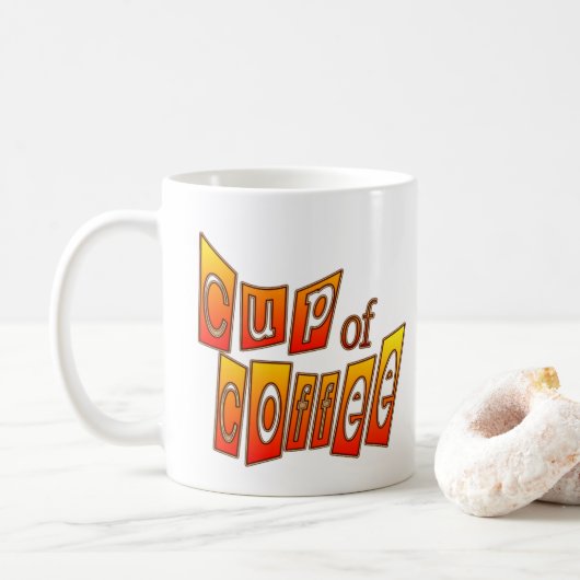 Mug Coupe de café (Avec donut)