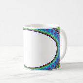 Mug Coupe de café A7 du centre blanc personnalisé (Devant droit)