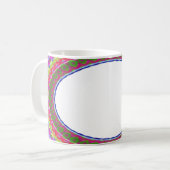 Mug Coupe de café A9 du centre blanc personnalisé (Devant gauche)