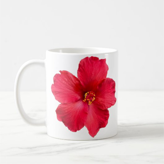 Mug Coupe de café avec Hibiscus (Gauche)