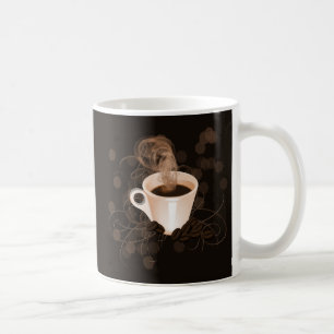 Mug Coupe de café avec pois et haricots