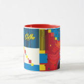 Mug Coupe de café belle mode femme POP-ART tendance (Centre)