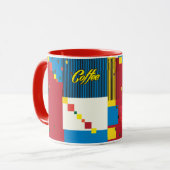 Mug Coupe de café belle mode femme POP-ART tendance (Devant gauche)