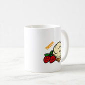 Mug Coupe de café blanc au gâteau sucré (Devant droit)
