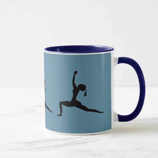 Mug Coupe de café bleu(s) (Droite)