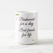 Mug Coupe de café Bridesmaid (Centre)