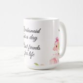 Mug Coupe de café Bridesmaid (Devant droit)