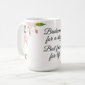 Mug Coupe de café Bridesmaid (Devant gauche)