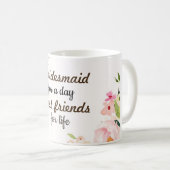 Mug Coupe de café Bridesmaid (Devant droit)
