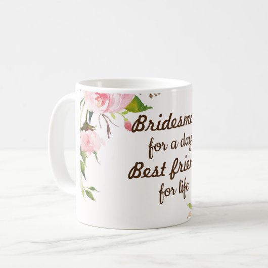 Mug Coupe de café Bridesmais (Devant gauche)