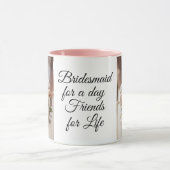 Mug Coupe de café cadeau Bridesmaid (Centre)