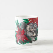 Mug Coupe de café café thé de Noël Poinsettia mignonne (Centre)