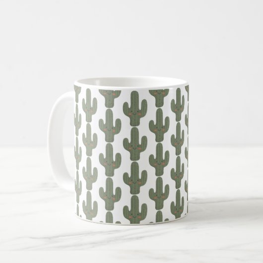 Mug Coupe de café Cute Cactus (Devant gauche)
