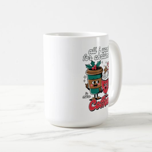 Mug Coupe De Café Cute Conception Avec Noël Dit (Devant droit)