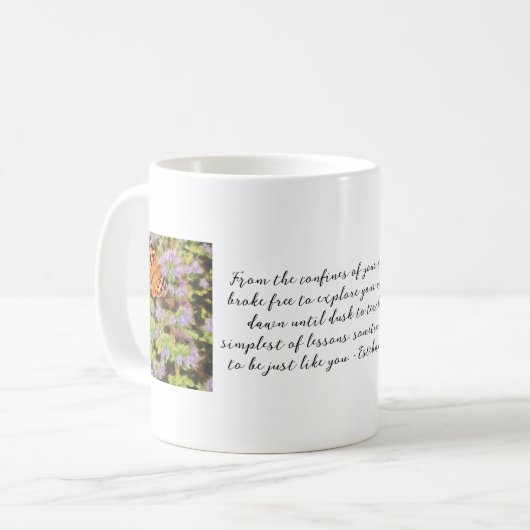 Mug Coupe de café-dame peinte (Devant gauche)