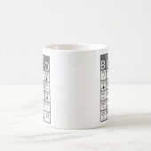 Mug Coupe de café de bingo anti-Union (Centre)