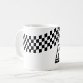 Mug Coupe de café de course (Devant gauche)