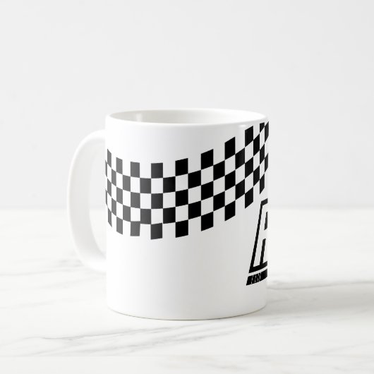Mug Coupe de café de course (Devant gauche)