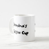 Mug Coupe de café de grand-mère (Devant gauche)
