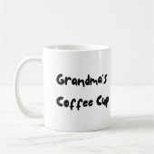 Mug Coupe de café de grand-mère (Gauche)