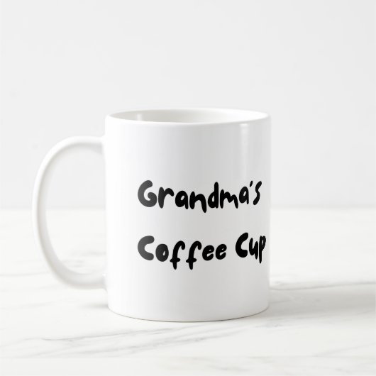 Mug Coupe de café de grand-mère (Gauche)