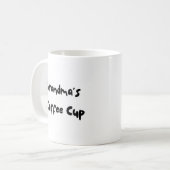 Mug Coupe de café de grand-mère (Devant gauche)