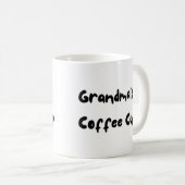 Mug Coupe de café de grand-mère (Devant droit)