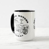 Mug Coupe de café de moto (Devant gauche)