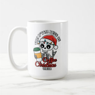 Mug Coupe de café de Noël avec Squelette Festif Design